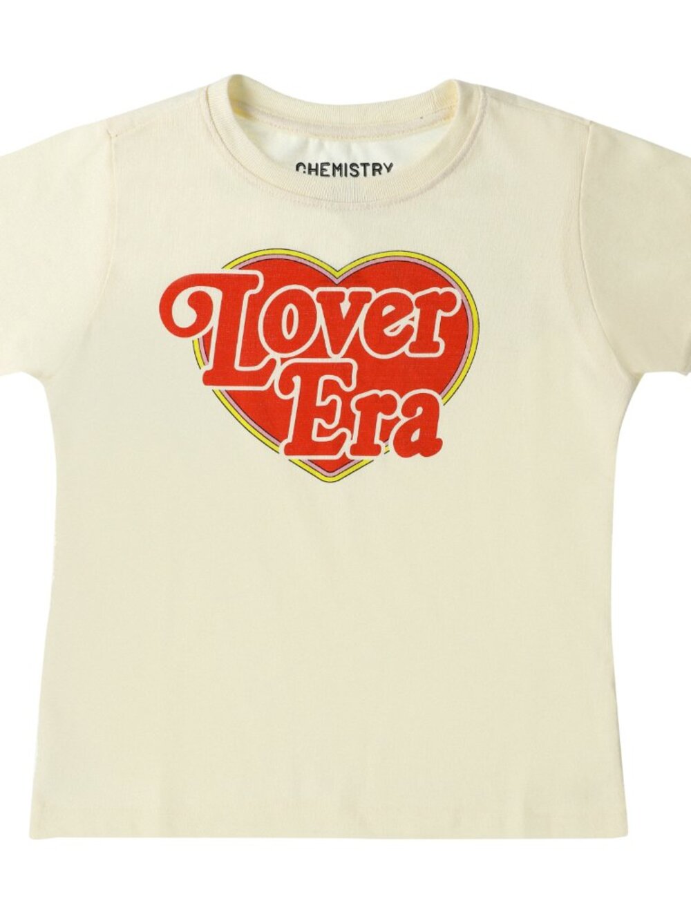 NWT Chemistry Lover Era Graphic Tee M Cream/Red